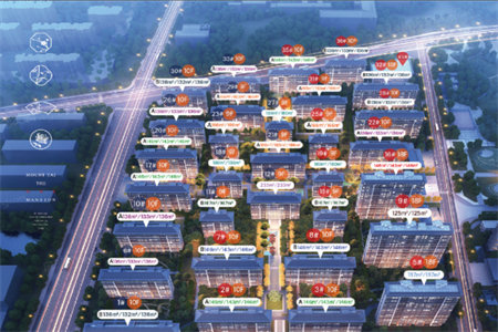 城东水岸东方2室1厅1卫78m2中档装修